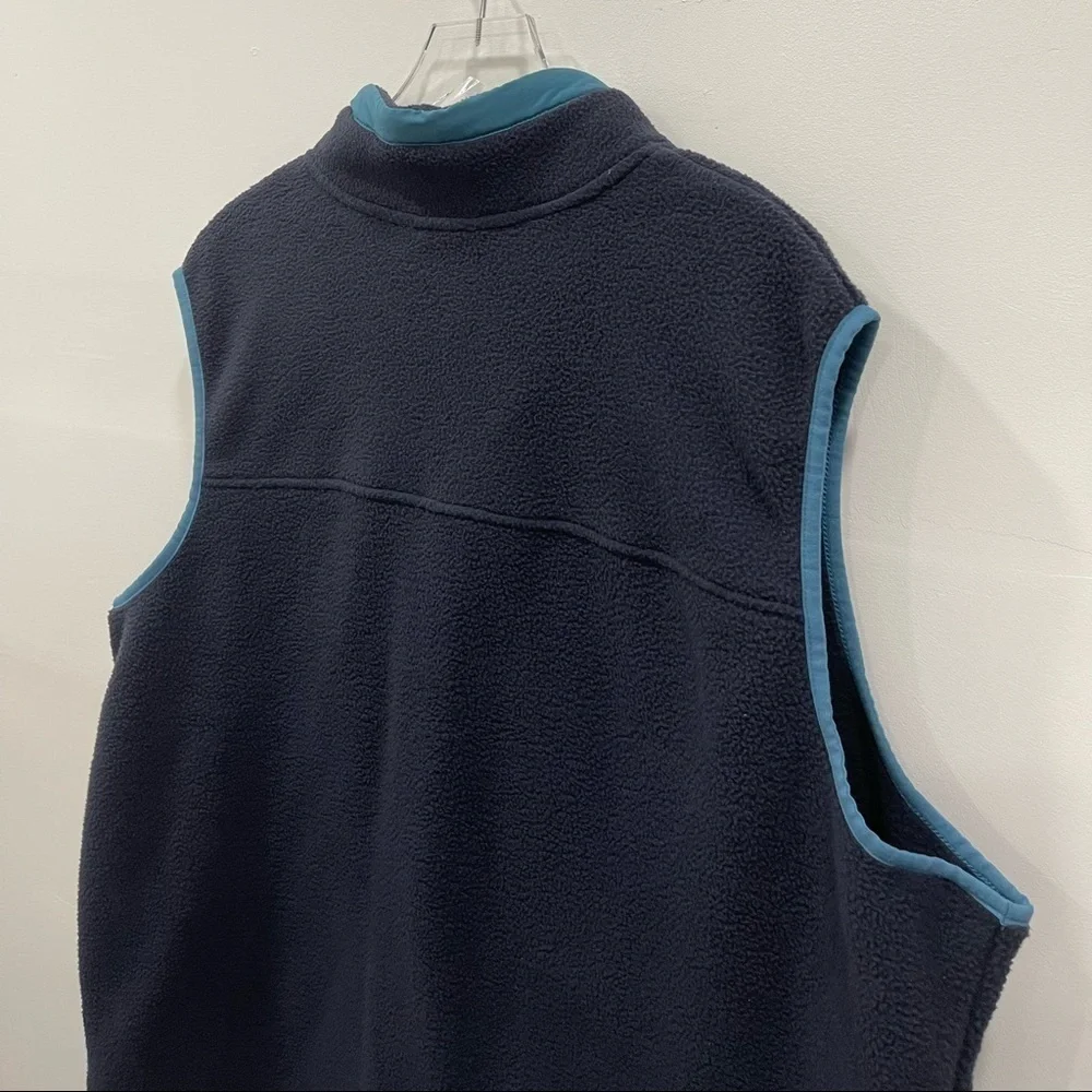 The North Face Men’s Carbondale Vest Full Zip Aviator Navy Mallard Blue XXL New